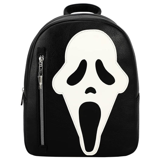 Bioworld Ghostface Glow in the Dark Horror Movie Character 11-inch Black Mini Backpack