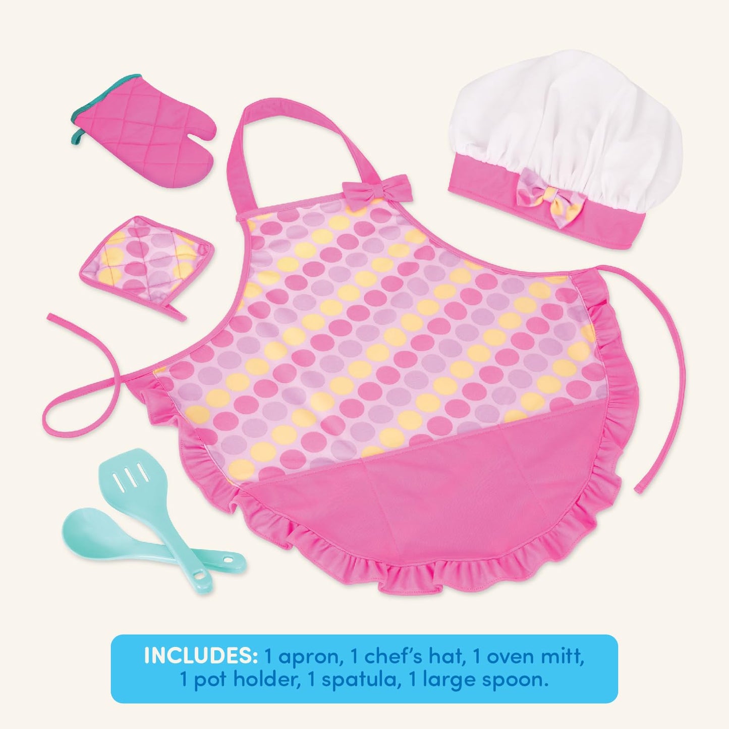 Battat – Play Circle – Kitchen toys For Toddlers – Baking Set – Chef'S Hat & Apron – Pretend Play – 3+ Years