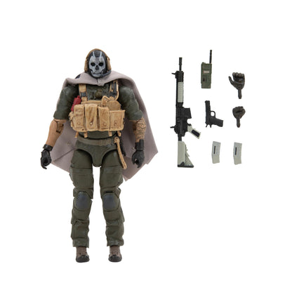 Call of Duty "Ghost (Jawbone) - 6.5-inch Articulated Figure with Swappable Hands and Weapon Accessories