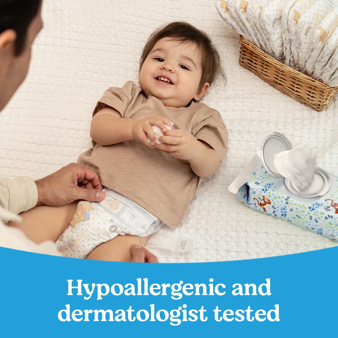 Huggies Natural Care Cucumber, Aloe and Vitamin E Baby Wipes, Hypoallergenic, Scented, 10 Flip-Top Packs (560 Wipes Total), Packaging May Vary