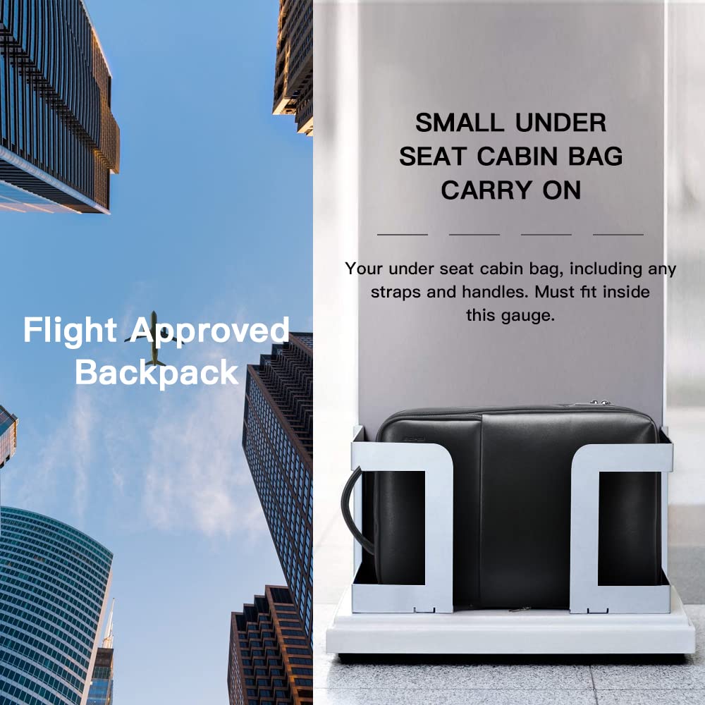 BOPai Business Smart Travel laptop Backpack Men 15.6 Inch USB Charging Waterproof 30L Large Expandable Convertible Friendly Carry Flight Approved Work Anti Theft Durable Black Rucksack