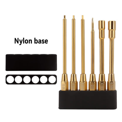 INJORA RC Tool Kit 6 in 1 Screwdriver Quick Change Allen Key Hexagon Screwdrivers for SCX24 Gladiator Bronco C10 JLU Deadbolt FMS FCX24 Micro Crawler Car