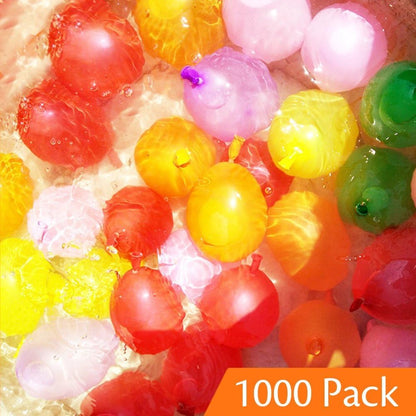 Hibery 1000 Pack Water Balloons with Refill Kits, Latex Water Bomb Balloons Fight Games - Summer Splash Fun for Kids & Adults