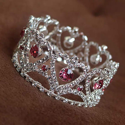 Infant Baby Girl Boy Crown Photo Shoots Headband for Newborn Crystal Princess Party Headwear Photography Props