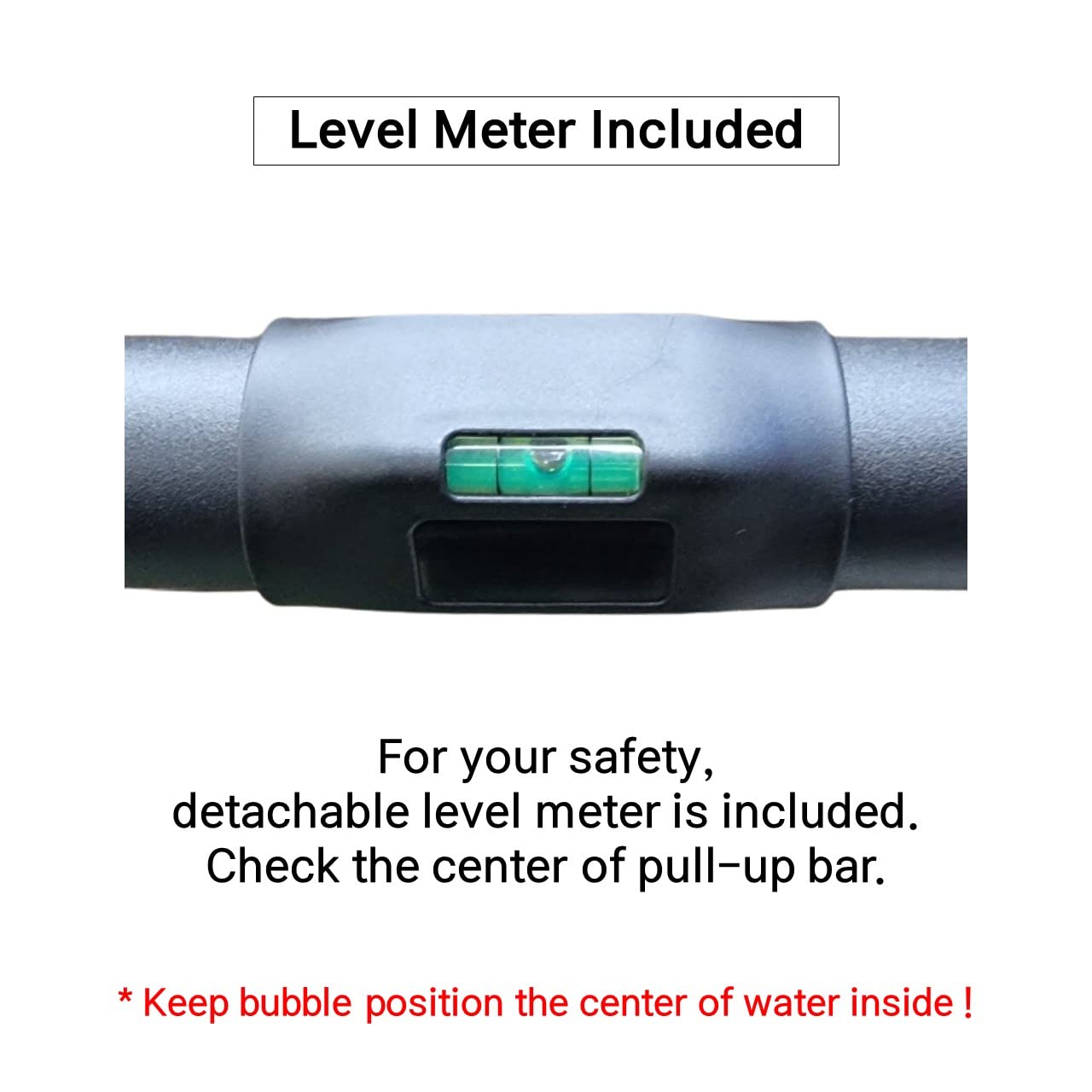 HARDYROAR Pull Up Bar - Safe Locking Home Doorway Chin Up Bar - No Screw Installation, Upper Body Workout, 29.5 to 37.5 Inches Adjustable Width