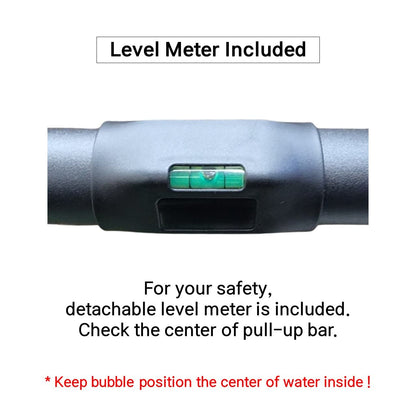 HARDYROAR Pull Up Bar - Safe Locking Home Doorway Chin Up Bar - No Screw Installation, Upper Body Workout, 29.5 to 37.5 Inches Adjustable Width