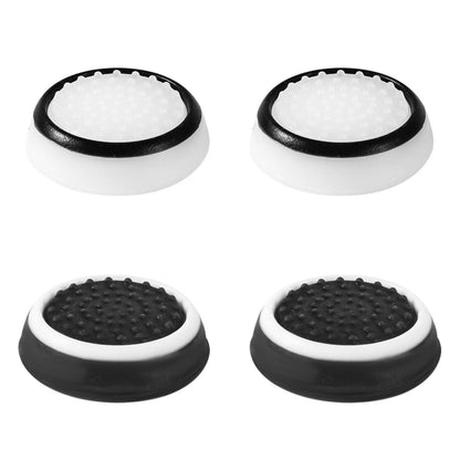 4pcs Thumb Grips, Full Protection Anti-Slip Anti-Scratch Anti-Fingerprint Protective Cover Thumb Joystick Cap Compatible with PS5 PS4 Xbox Series X/S Xbox One Switch Pro Controller