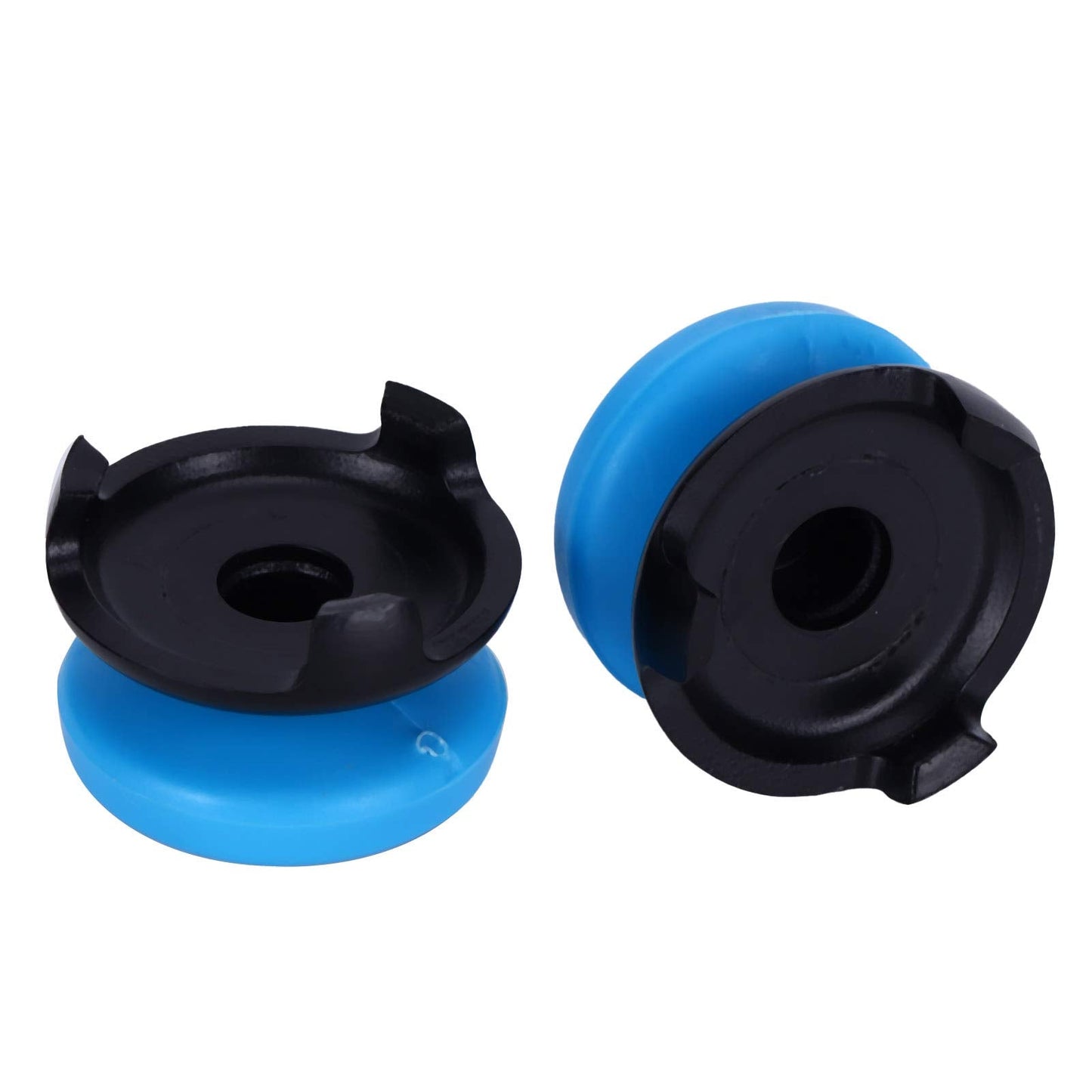 ASHATA 2Pcs Thumbstick Extender for PS5 3D Texture Thumb Grip Stick Joystick Thumbstick for 5 Controller (Blue)