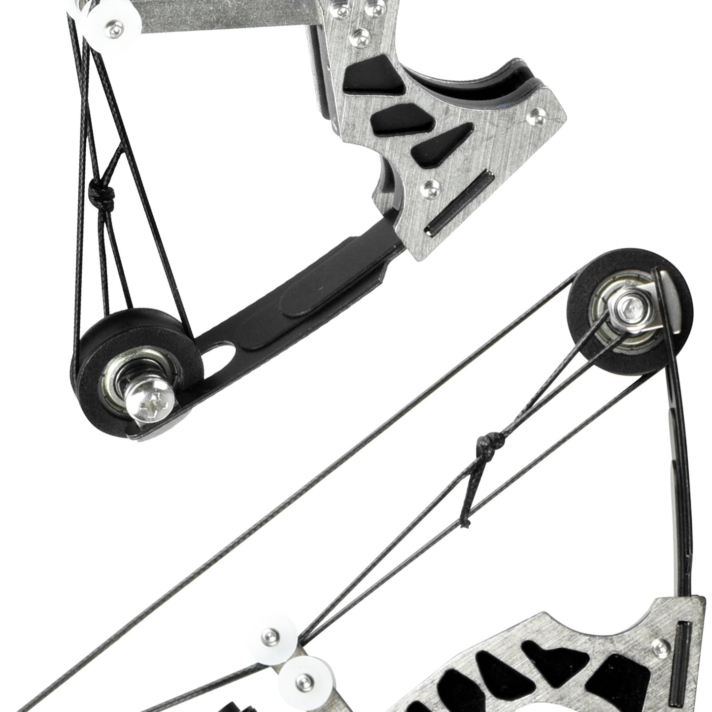 Archery Bow Set Laser Compound Bow Stainless Steel Training Bow Outdoor Sports Hunting Cool Stuff Professional Competition （Black）