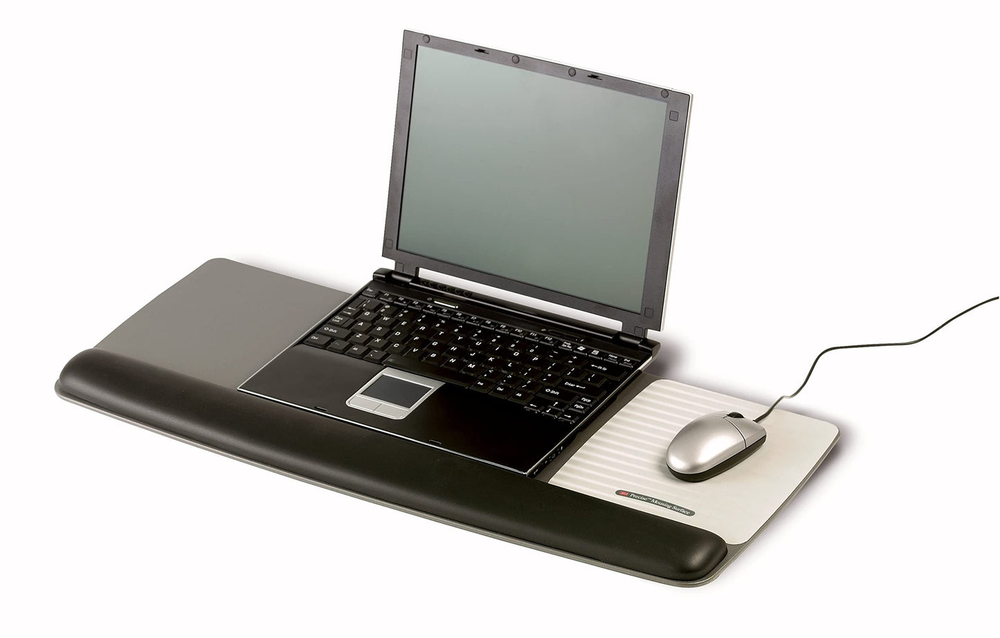 3M Gel Wrist Rest for Keyboard and Mouse with Tilt-Adjustable Platform, Precise Mouse Pad, 25.5 in x 10.6 in, Black (WR422LE)