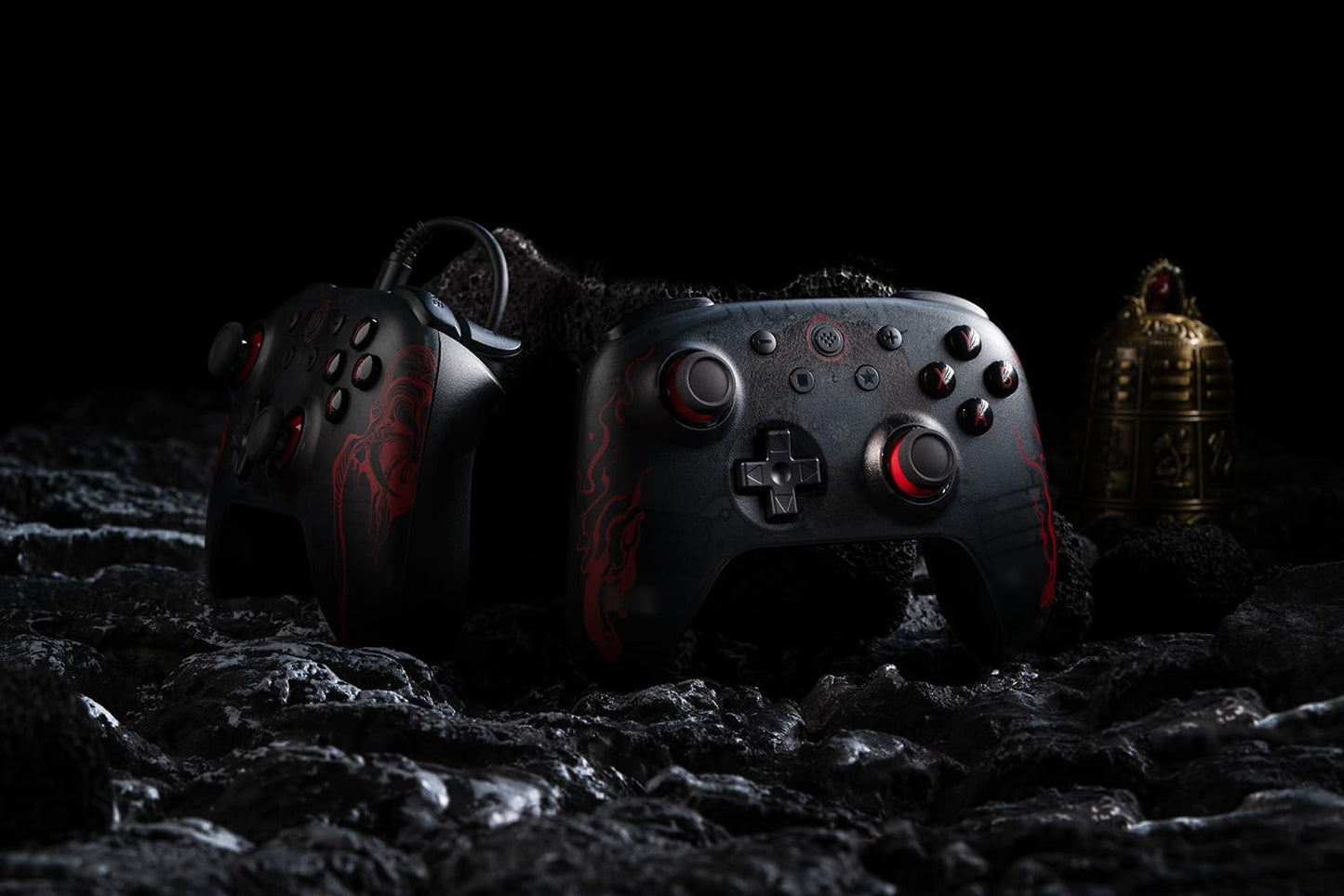 8Bitdo Ultimate 2C Hall Effect Joysticks and Hall Triggers Wireless Controller for Windows PC and Android, with Remappable L4/R4 Bumpers, Turbo function & Rumble vibration - Black Myth: Wukong