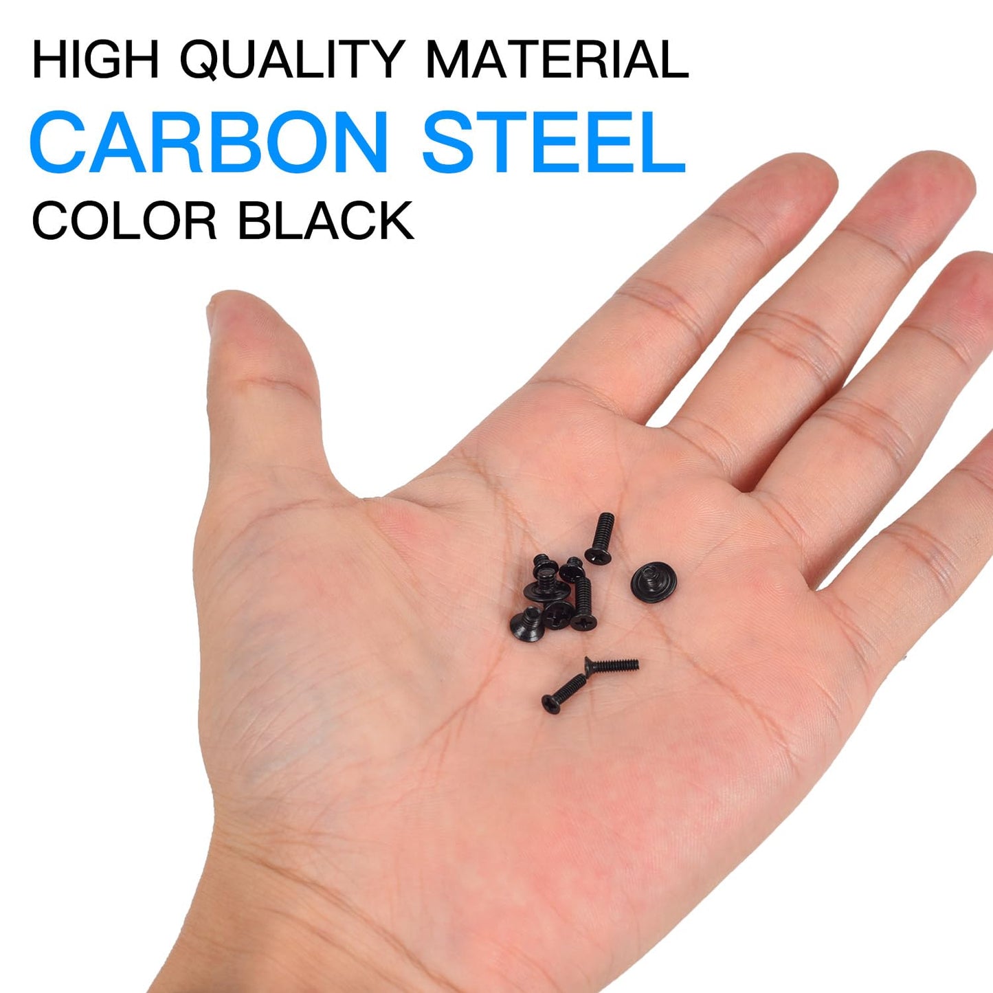 300PCS Computer Notebook Laptop Screws Assortment Kit, 12 Sizes M2.5 M2 M3 Laptop Screws for Lenovo Dell HP Asus Samsung Toshiba Acer SSD HDD SATA Hard Drive Mounting Repair