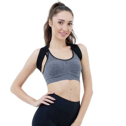 HLOES Posture Corrector for Women and Men,Adjustable Upper Back Brace, Breathable Back Support straightener, Providing Pain Relief from Lumbar, Neck, Shoulder, and Clavicle, Back.