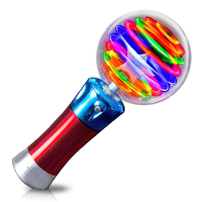 ArtCreativity Spinning Light Up Toy Wand – Magic Ball with LED Lights, Sensory Spinner for Kids, Party Favors & Classroom Prizes, Autism-Friendly Gift