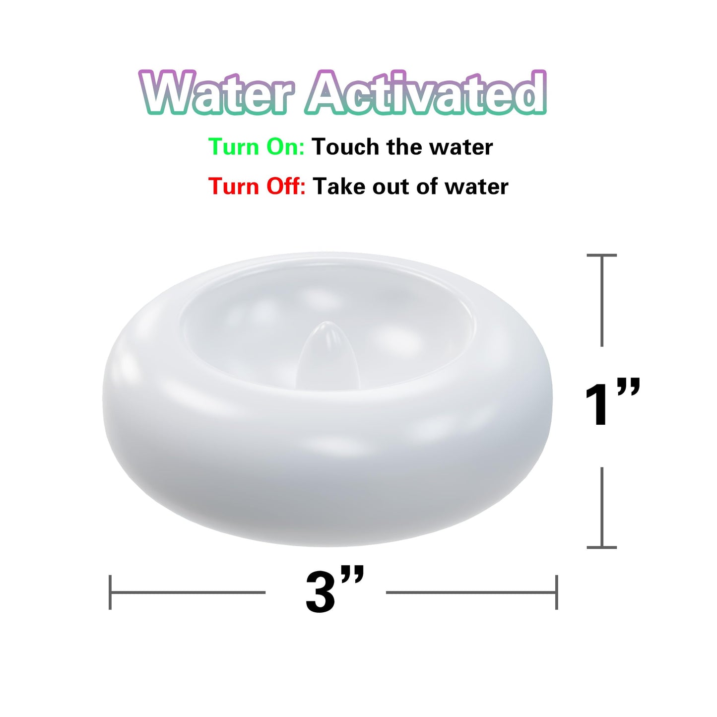 Aignis 24pcs Flameless LED Floating Candles, 120+ Hours Glow Time, 3 Inch Plastic Battery Operated Tealights, Cozy Warm White Light for Romantic Pool/Bathtub/Hot Bath/Wedding Centerpiece Decor