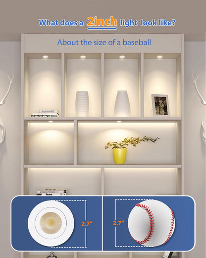 Adetu 2 Inch 5CCT Gimbal Led Recessed Lighting with Junction Box, 360°+90° Adjustable Recessed Can Lights, 2700K/3000K/3500K/4000K/5000K Selectable, 5W Eqv 50W, 550LM Brightness - ETL (White,12 Pack)