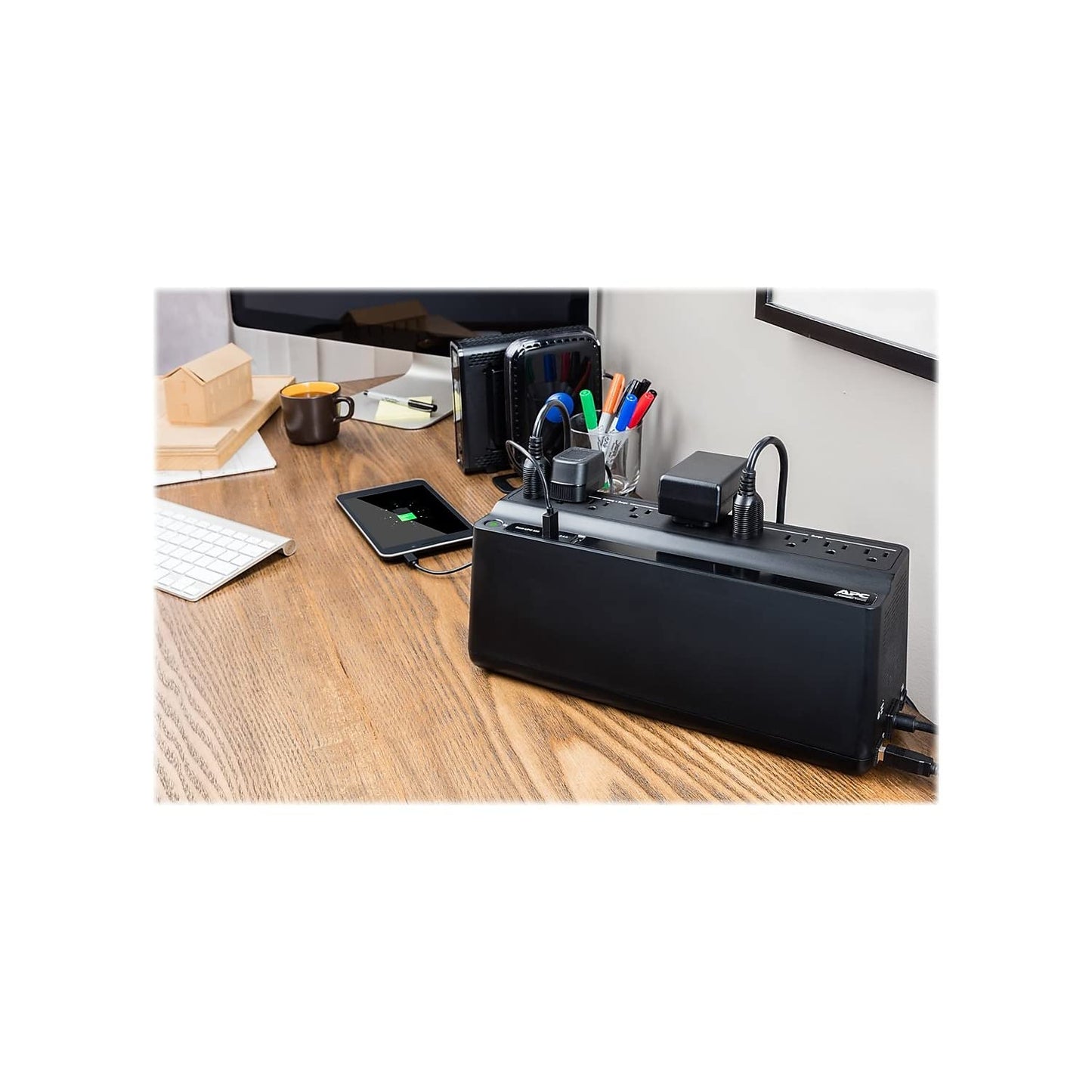 APC UPS Battery Backup and Surge Protector, 850VA Backup Battery Power Supply, BE850G2 Back-UPS with (2) USB Charger Ports