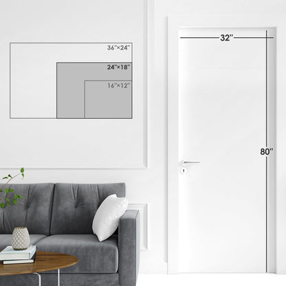 ARCOBIS Monthly Calendar Whiteboard for Wall, 24" x 18" Magnetic Dry Erase Calendar with Gold Frame, Wall Hanging Planner for Home, Office, School