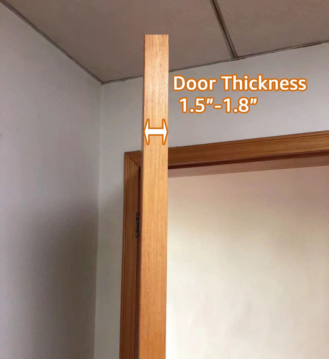 Amazon Basics 24 Medium Pocket Over-the-Door Hanging Shoe Organizer, Light Grey