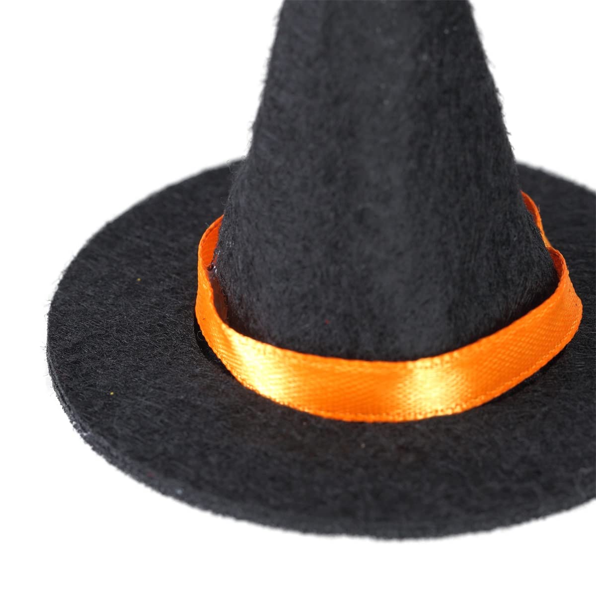 BinaryABC Halloween Pet Costume,Halloween Pet Hat Witch hat,Cat Puppy Dog Halloween Party Costume Accessories,3.5cm,2Pcs