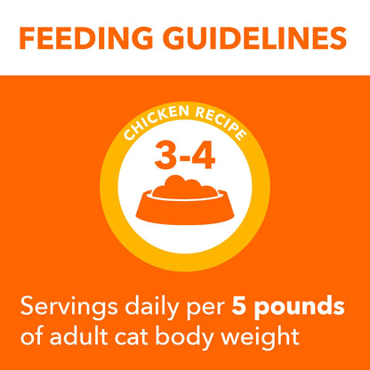 IAMS Perfect Portions Healthy Adult Grain Free Wet Cat Food Pate, Chicken Recipe, 2.6 oz. Easy Peel Twin-Pack Trays (24 Count, 48 Servings)