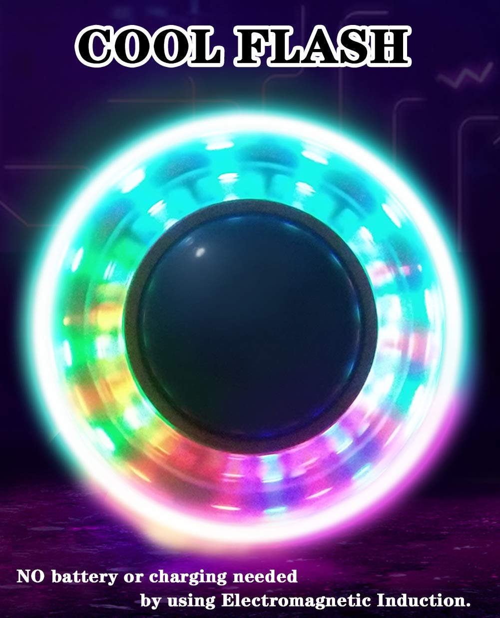 ILNCLUY Foldable Ankle Skip Ball Flashing Jumping Ring Colorful Sports Swing Ball, Fitness Fat Burning Jump Rope Game for Boy and Girl (Pink)