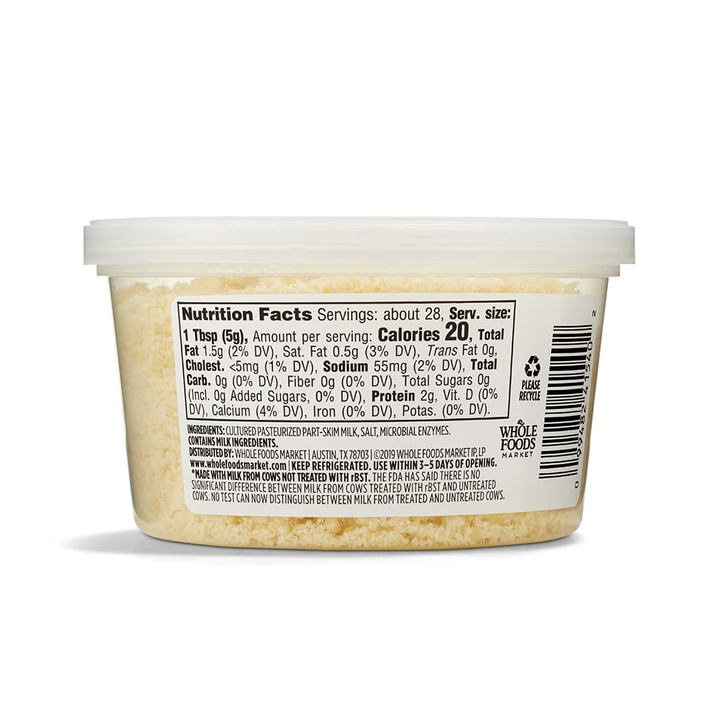 365 By Whole Foods Market, Grated Parmesan Cheese, 5 Ounce