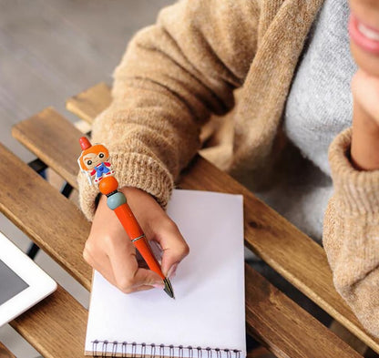 7PCS Horror Beadable Pens Horror Movie Pens Refillable Novelty Ballpoint Pen Set Halloween Spooky Pen Horror School Office Desk Accessories Gift for Adults