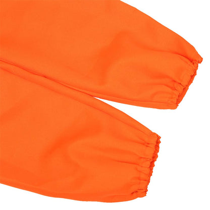 Adult Astronaut Spaceman for Men Costume Coverall Air Force Flight Jumpsuit Halloween Dress Up Party Orange-L