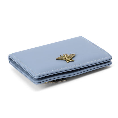 Altally Small Women Wallet RFID Blocking Bifold Pocket Wallet Slim Compact Ladies Purse Mini Wallets For Women (Blue)