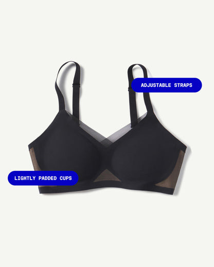 HONEYLOVE Bras for Women, LiftWear Crossover Bra - Sand - L