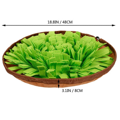 AWOOF Pet Snuffle Mat for Dogs, Interactive Feed Game for Boredom, Encourages Natural Foraging Skills for Cats Dogs Bowl Travel Use, Dog Treat Dispenser Indoor Outdoor Stress Relief