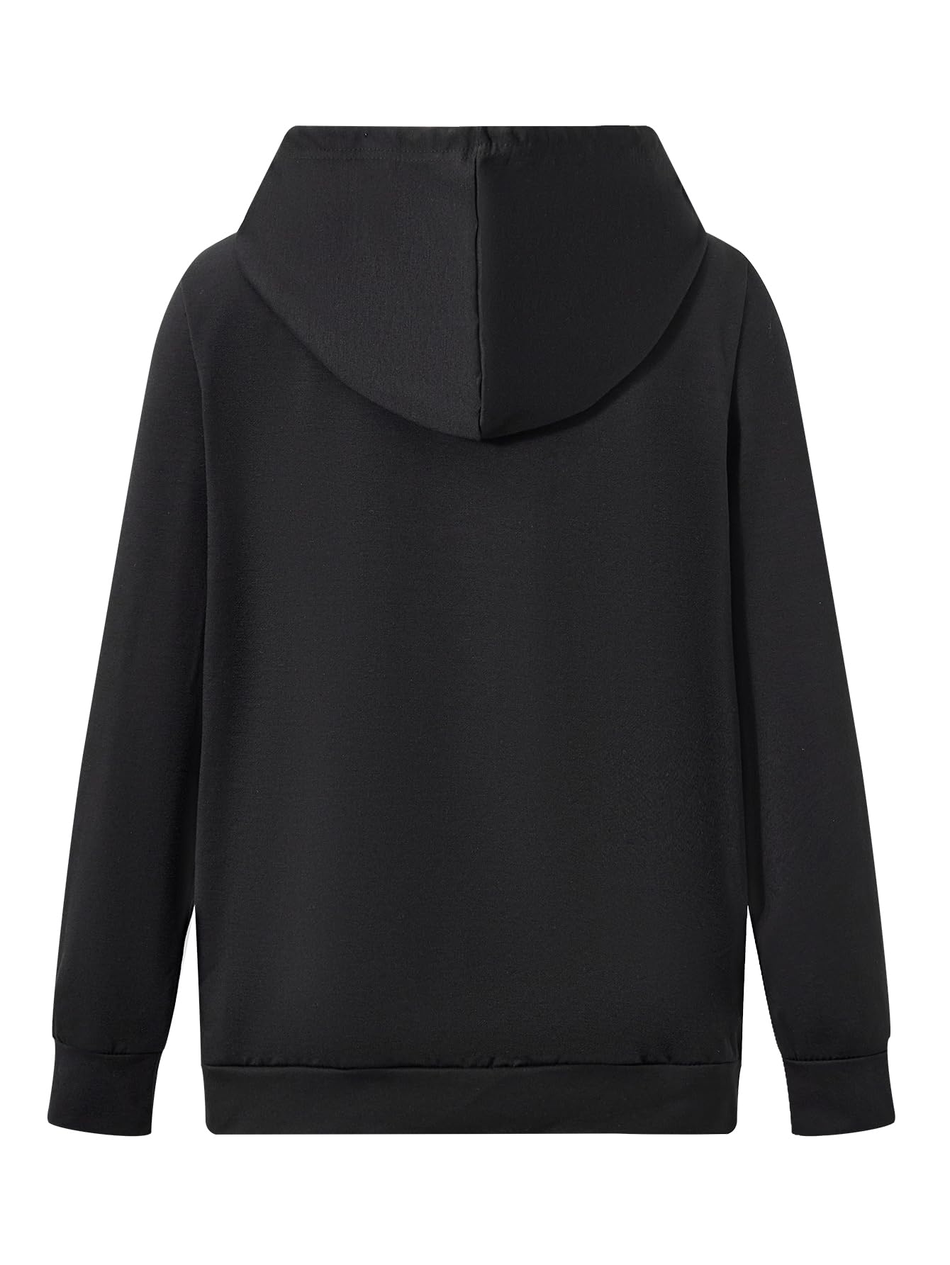 Barlver Women's Halloween Sweatshirts Skull Hoodies Graphic T Shirts Long Sleeve Pullover Tops Gothic Fall Clothes L