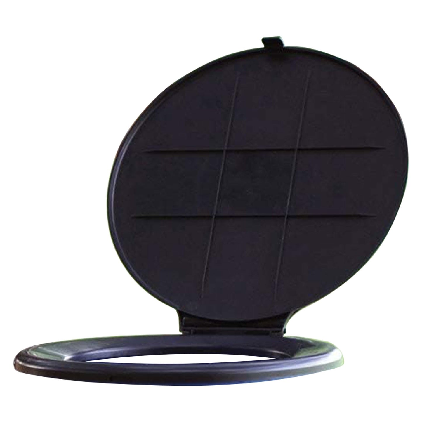 Camco Bucket Toilet Seat with Lid - Converts Standard 5 Gallon Bucket into Portable Toilet for Camping - Convenient Camping Toilet for Hunting & More - Includes 3 RV Toilet Waste Bags (41546)