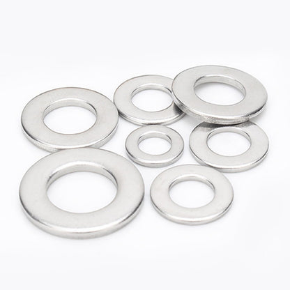 Instockbolt M8 x 16mm OD Flat Washer, 18-8 (304) Stainless Steel Washers Flat, 50PCS