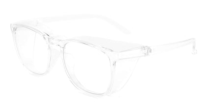 Alsenor Safety Glasses Anti Fog Goggles Protective Eyewear Blue Light Blocking Anti Dust UV Protection Glasses For Men Women (Transparent)