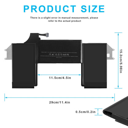 A1965 Laptop Battery for MacBook Air 13" Retina A1932 (2018 2019, Early 2020) A2179 EMC 3184 3302 MacBook Air8,1 8,2 9,1 MRE82 MRE92 MVFH2 MWTJ2 MVH22 MVFM2 MVFK2 MREE2 MREC2 MREA2 MREF2 MUQT2 MUQU2