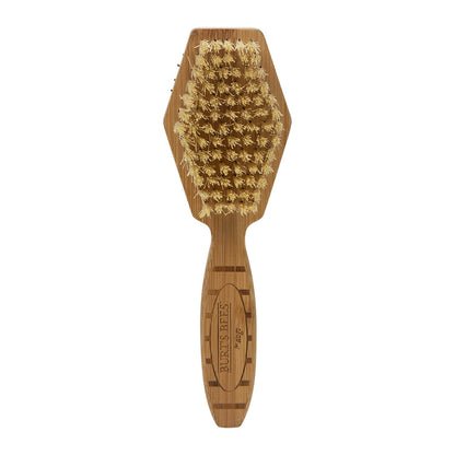 Burt's Bees for Pets Double Sided Pin & Hemp Bristle Dog Brush | Best All-Purpose Dog Brush to Reduce Shedding | for Long & Short Haired Large Dogs, Bamboo (Pack of 1)