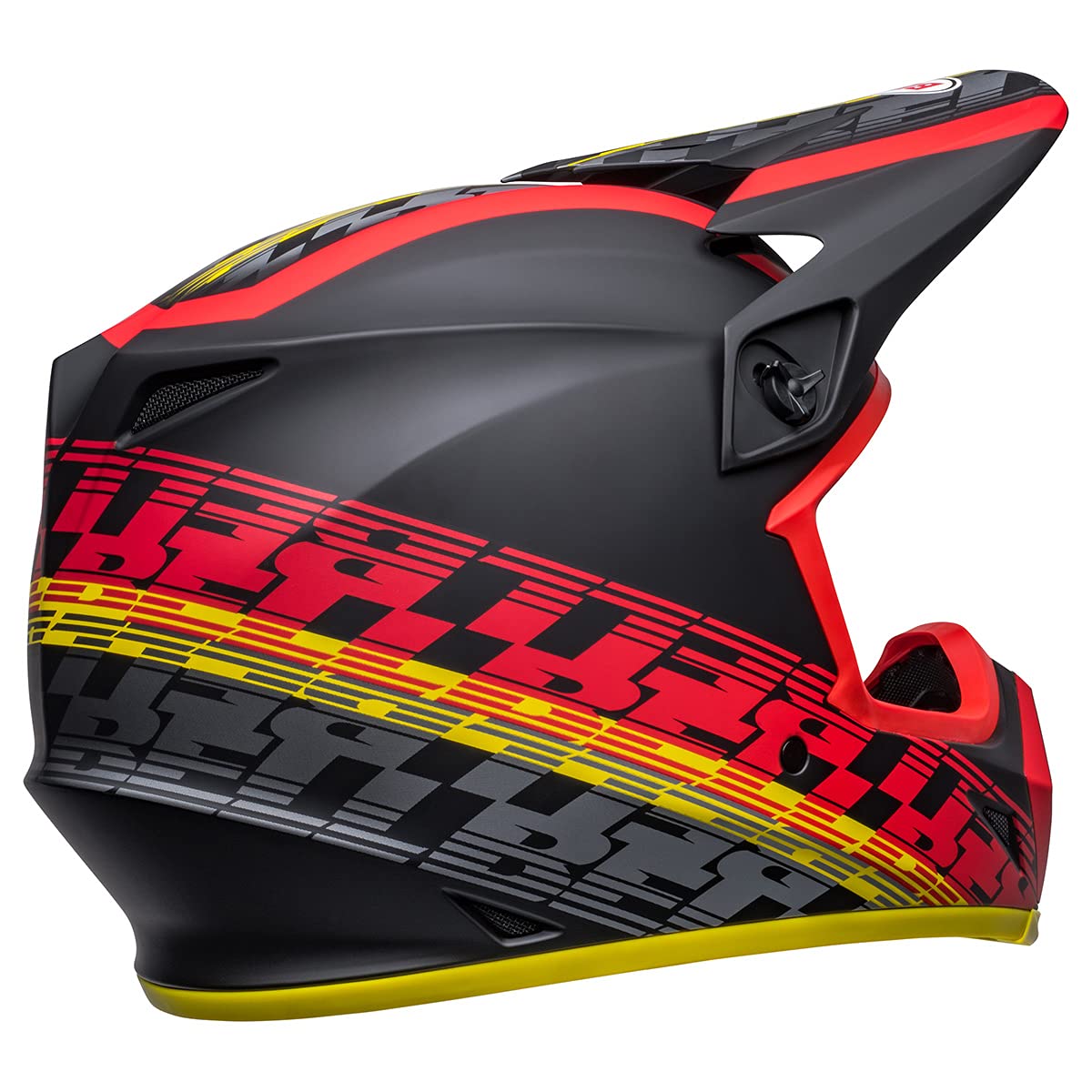 Bell MX-9 MIPS Dirt Helmet (Offset Matte Black/Red - 2X-Large)