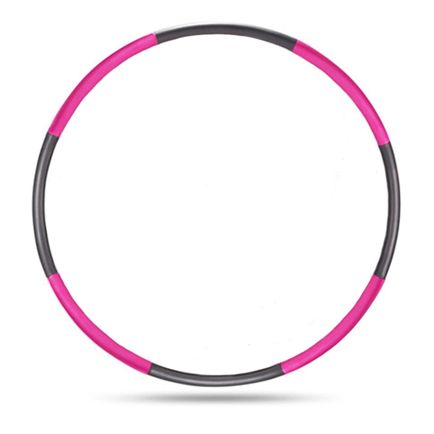 Auoxer Fitness Exercise Weighted Hoop, Detachable and Size Adjustable Design, Lose Weight Fast by Fun Way, Fat Burning Healthy Model Sports Life