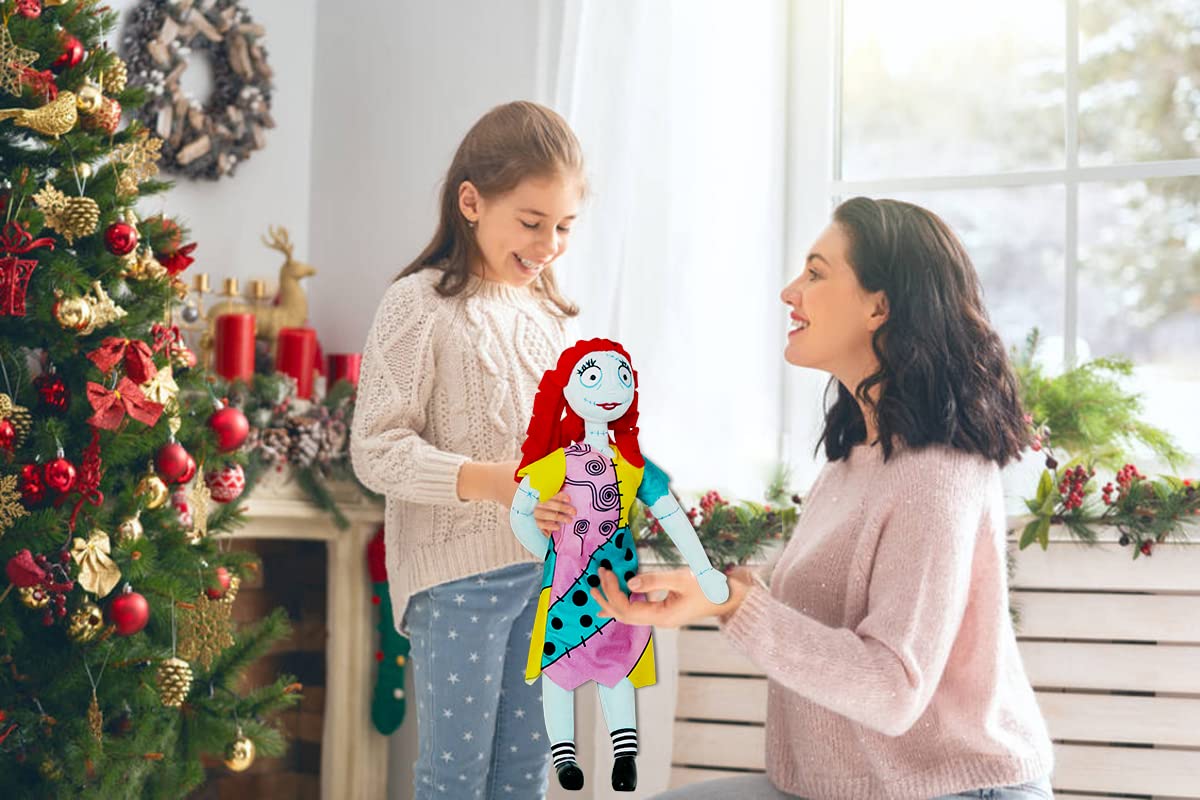 illuOKey Nightmare Moon Plush Doll, Premium Animated Stuffed Doll Inspired by Sally, Cute Baby Doll for Pumpkin King Plush Collectors, 20-inch