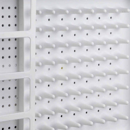 Beldray LA031051 Collapsible Dish Drainer - Plastic Sink Drying Rack With Cutlery Divider, Foldable For Compact Storage, Durable For Plates, Cups, Pots & Pans, Space Saving For Camping, Caravans