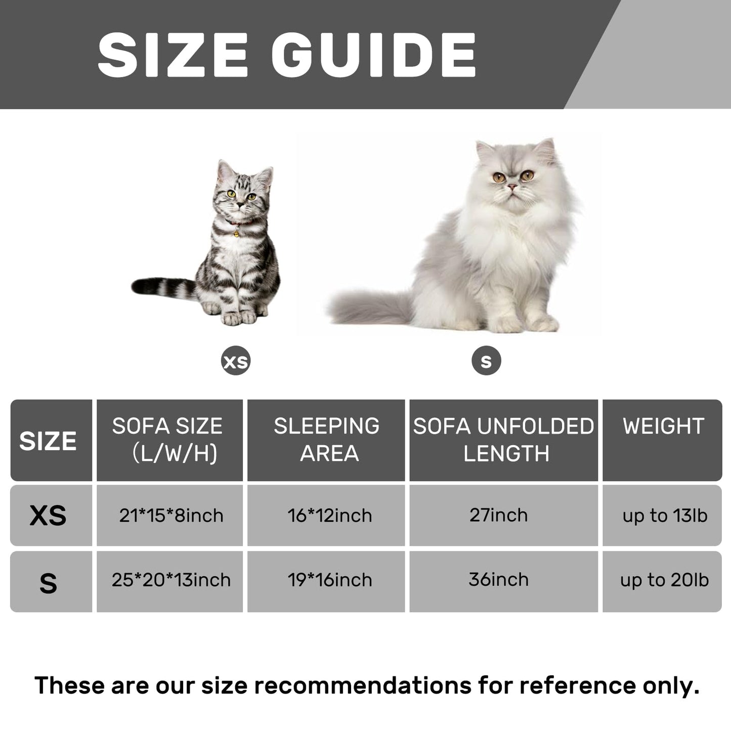 Hollypet Cat Bed Fluffy Plush Mutifuctional Double-Layer Soft Pet Couch Orthopedic Sofa Nest Beds for Small Cats and Dogs, Snow Leopard (21x15x8 inch)