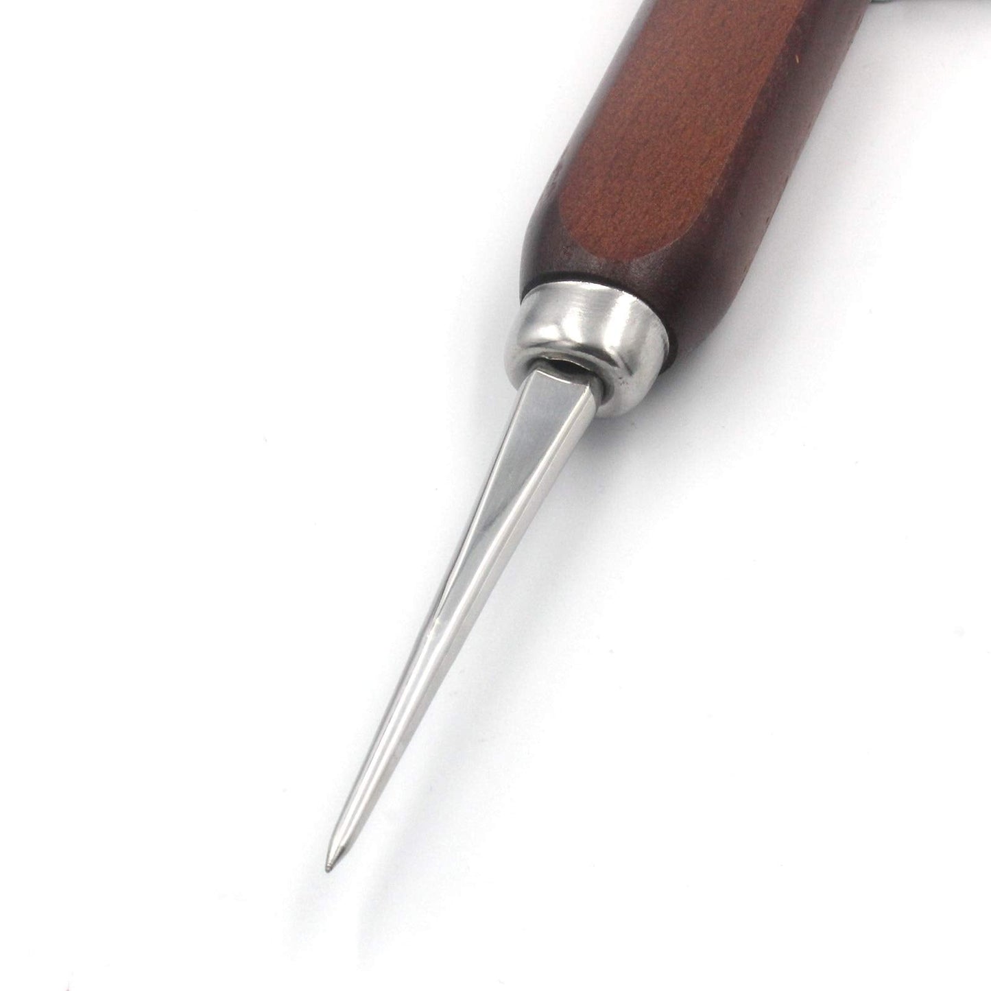 Ice Pick Stainless Steel, Ice Picks for Breaking Ice, Ice Pick with Wood Handle, Ice Picks for Kitchen, Bars, Bartender, Best Ice Carving Tools (short)