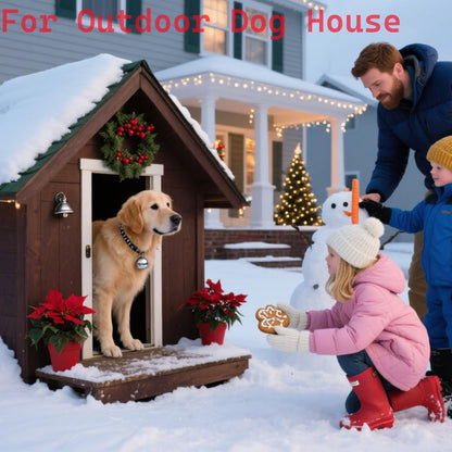 Heated Dog Bed Dog Heating Pad,Outdoor Doghouse Indoor Bed,Continuous High & Low Heater for Small Medium Pet Cat Puppy Puppies Chew Proof