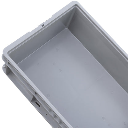 Buckhorn SW4815080201000 Plastic Straight Wall Storage Container Tote, (48-Inch x 15-Inch x 7-1/2-Inch), Light Gray