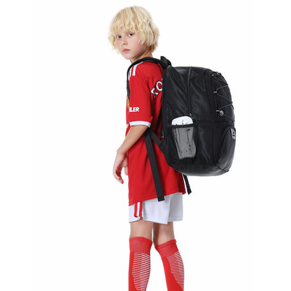 Hsmihair Youth Soccer Bag-Soccer Backpack&Backpack for Football Basketball,with Ball Compartment Separate Cleat Package