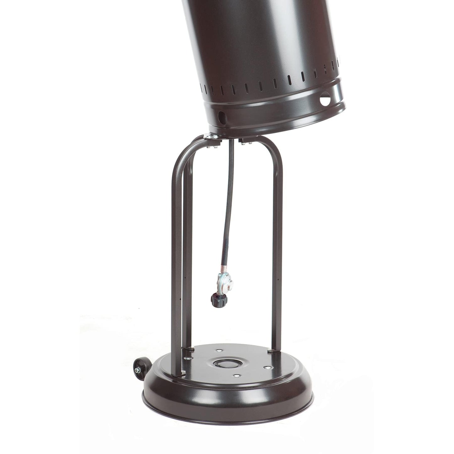 Amazon Basics 46,000 BTU Outdoor Propane Patio Heater with Wheels, Commercial & Residential, Havana Bronze, with Water Tank, 32.1 x 32.1 x 91.3 inches (LxWxH)