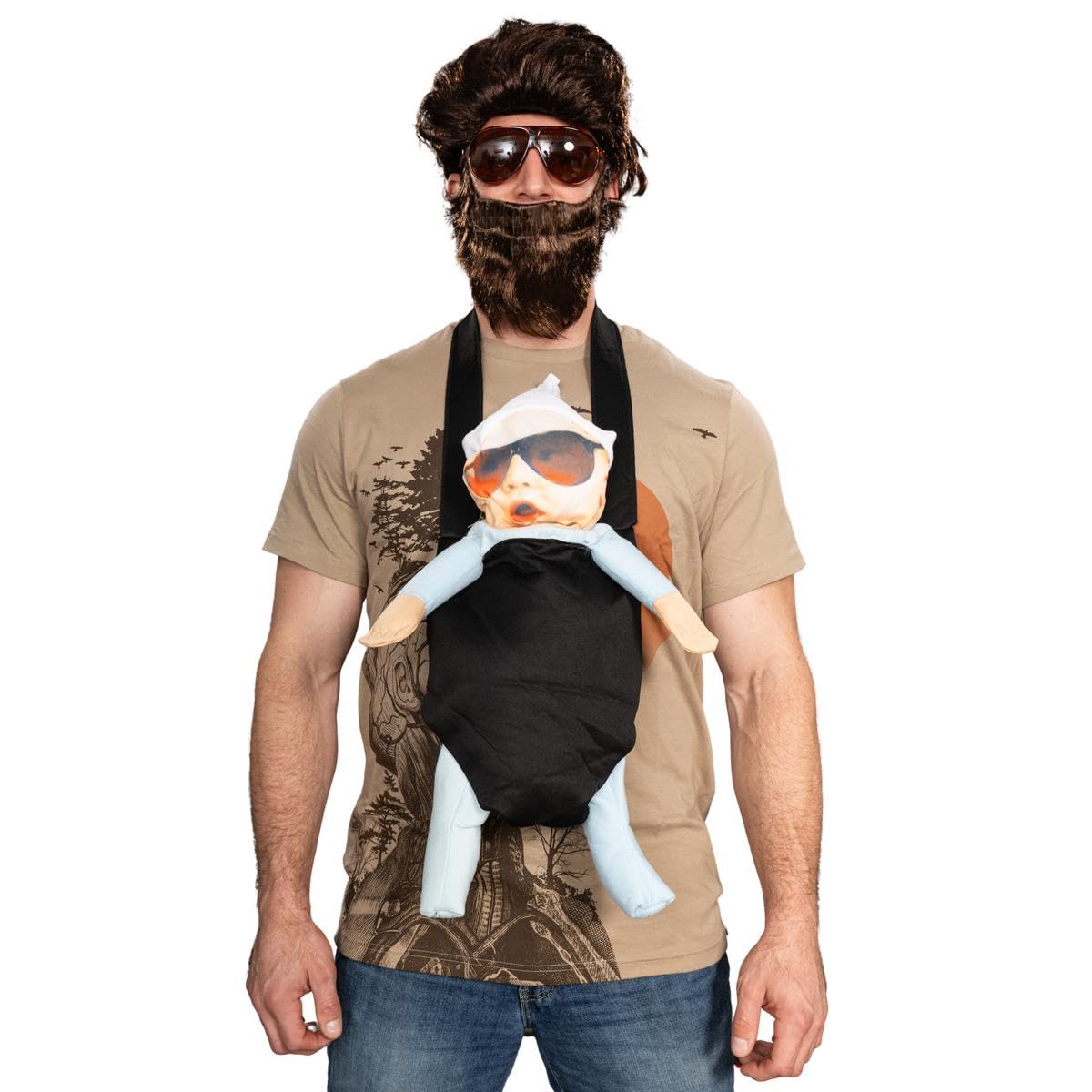 Hangover Las Vegas Party Alan Adult Halloween Costume Deluxe Set Movie Cosplay