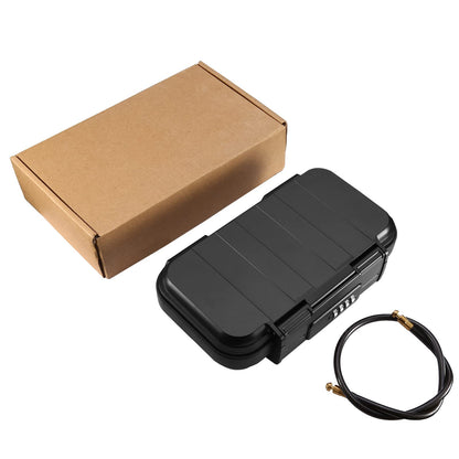 AMIR Portable Safe Box, Combination Security Case LockBox with Code, Waterproof Anti-Theft Mini Travel Safe Box with Removable Chain, Portable Lock Box for Home, Office, Christmas